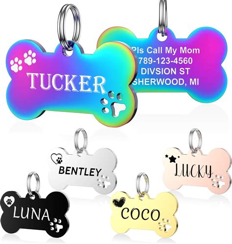 amazon dog tags engraved